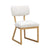 Bobbie Cream Performance Upcycled Fabric Dining Chair Model: TOV-D54337