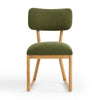 Bobbie Green Performance Upcycled Fabric Dining Chair Model: TOV-D54338