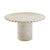 Blossom Washed Travertine Finish Indoor / Outdoor 54" Round Dining Table Model: TOV-D54349