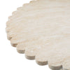 Blossom Washed Travertine Finish Indoor / Outdoor 54" Round Dining Table Model: TOV-D54349