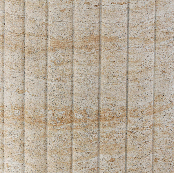 Blossom Washed Travertine Finish Indoor / Outdoor 54" Round Dining Table Model: TOV-D54349