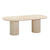 Brut Travertine Pattern Indoor/Outdoor Dining Table Model: TOV-D54407