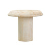 Brut Travertine Pattern Indoor/Outdoor Dining Table Model: TOV-D54407