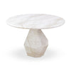 Esme Faux Marble Indoor / Outdoor 48" Round Dining Table Model: TOV-D54416