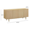 Echo Washed Natural Ash Sideboard Model: TOV-D54421