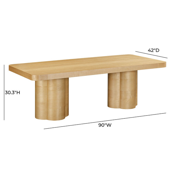 Bambi Natural Ash Dining Table Model: TOV-D54423