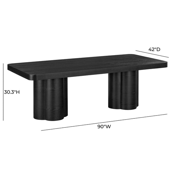 Bambi Black Ash Dining Table Model: TOV-D54424