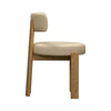 Odessa Cream Vegan Leather Dining Chair Model: TOV-D54436