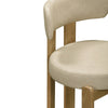 Odessa Cream Vegan Leather Dining Chair Model: TOV-D54436