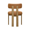Odessa Saddle Brown Vegan Leather Dining Chair Model: TOV-D54437