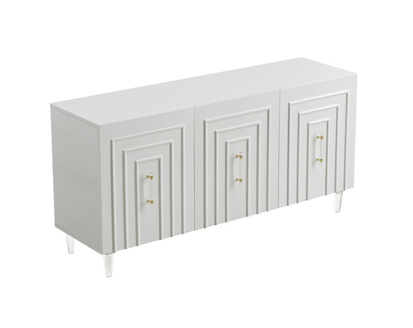 Famke White Lacquer Buffet Model: TOV-D5518