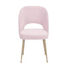 Swell Blush Velvet Chair Model: TOV-D61