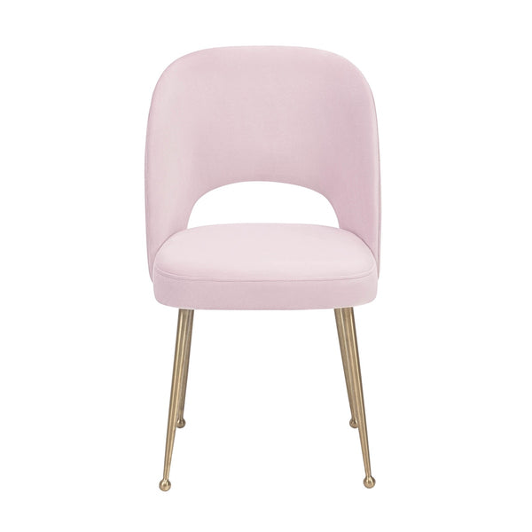 Swell Blush Velvet Chair Model: TOV-D61