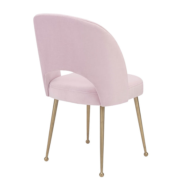 Swell Blush Velvet Chair Model: TOV-D61