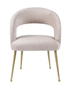 Rocco Blush Velvet Dining Chair Model: TOV-D6187
