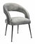 Rocco Slub Grey Dining Chair Model: TOV-D6189