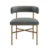 Kim Velvet Chair in Grey Model: TOV-D6434