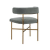 Kim Velvet Chair in Grey Model: TOV-D6434