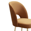 Swell Cognac Velvet Chair Model: TOV-D6487