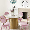 Kylie Bubblegum Velvet Dining Chair Model: TOV-D68127
