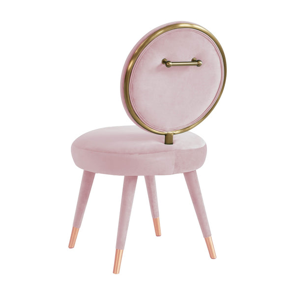 Kylie Bubblegum Velvet Dining Chair Model: TOV-D68127