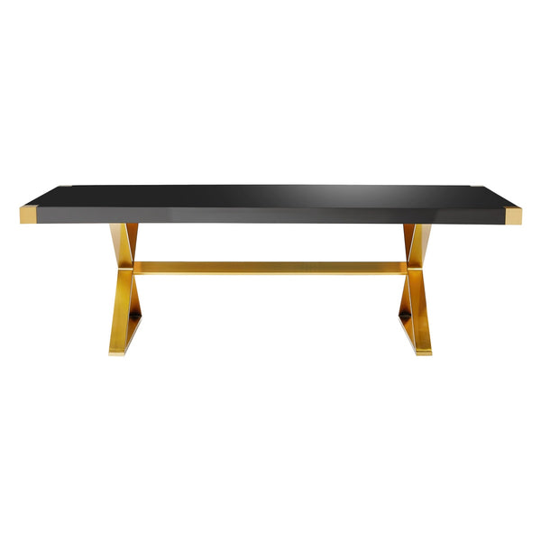 Adeline Black Lacquer Dining Table Model: TOV-D68303