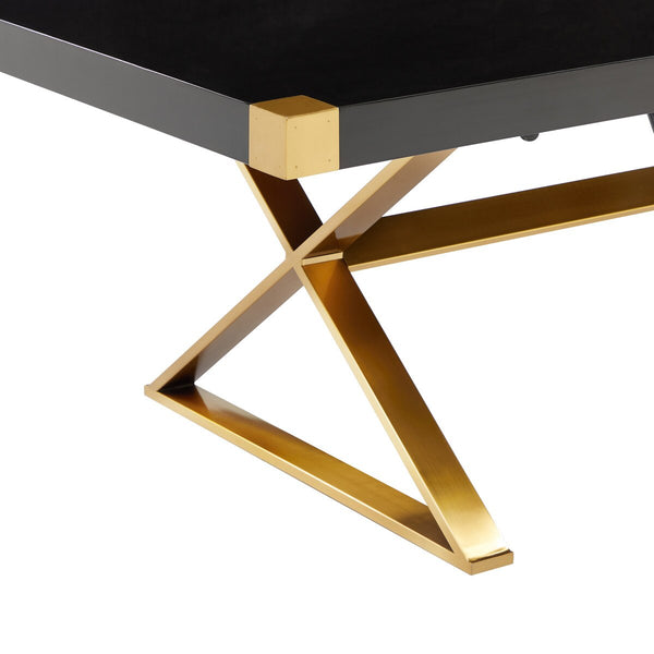 Adeline Black Lacquer Dining Table Model: TOV-D68303