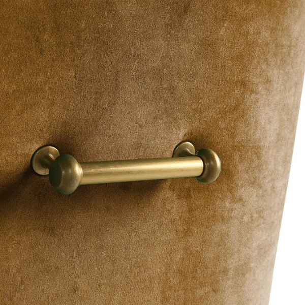 Beatrix Cognac Velvet Side Chair Model: TOV-D68305