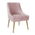 Beatrix Pleated Mauve Velvet Side Chair Model: TOV-D68313