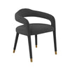 Lucia Black Velvet Dining Chair Model: TOV-D68415
