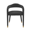 Lucia Black Velvet Dining Chair Model: TOV-D68415