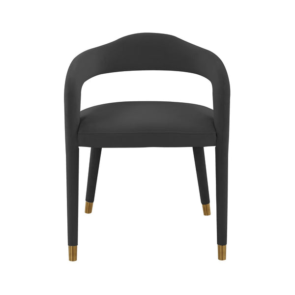 Lucia Black Velvet Dining Chair Model: TOV-D68415