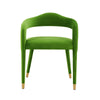 Lucia Green Velvet Dining Chair Model: TOV-D68417
