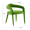 Lucia Green Velvet Dining Chair Model: TOV-D68417