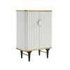 Cordoba Cream Velvet Bar Cabinet Model: TOV-D68440