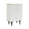 Cordoba Cream Velvet Bar Cabinet Model: TOV-D68440