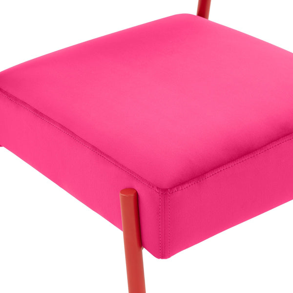 Jolene Hot Pink Velvet Dining Chair - Set of 2 Model: TOV-D68583