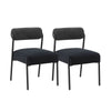Jolene Black Velvet Dining Chair - Set of 2 Model: TOV-D68584