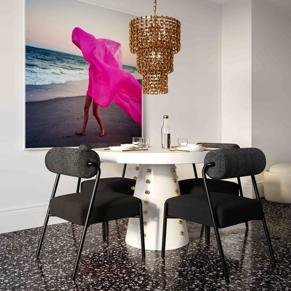 Jolene Black Velvet Dining Chair - Set of 2 Model: TOV-D68584