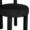 Carmel Black Velvet Dining Chair Model: TOV-D68591