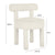 Carmel Cream Performance Boucle Dining Chair Model: TOV-D68593
