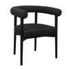 Spara Black Performance Boucle Dining Chair Model: TOV-D68595