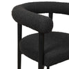 Spara Black Performance Boucle Dining Chair Model: TOV-D68595