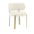 Margaret Cream Performance Boucle Dining Chair Model: TOV-D68649