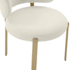 Margaret Cream Performance Boucle Dining Chair Model: TOV-D68649