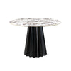 Jimena Marble Ceramic 47" Round Dining Table Model: TOV-D68688