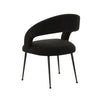 Rocco Black Performance Boucle Dining Chair Model: TOV-D68704