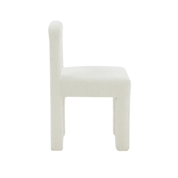 Hazel Cream Boucle Dining Chair Model: TOV-D68706