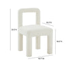 Hazel Cream Boucle Dining Chair Model: TOV-D68706