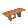 Satra Walnut Rectangular 92" Dining Table Model: TOV-D68715